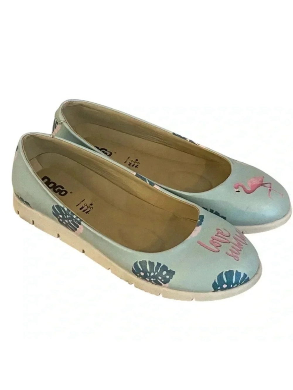 DOGO Womens Damen Shine Ballerinas Flat Shoes